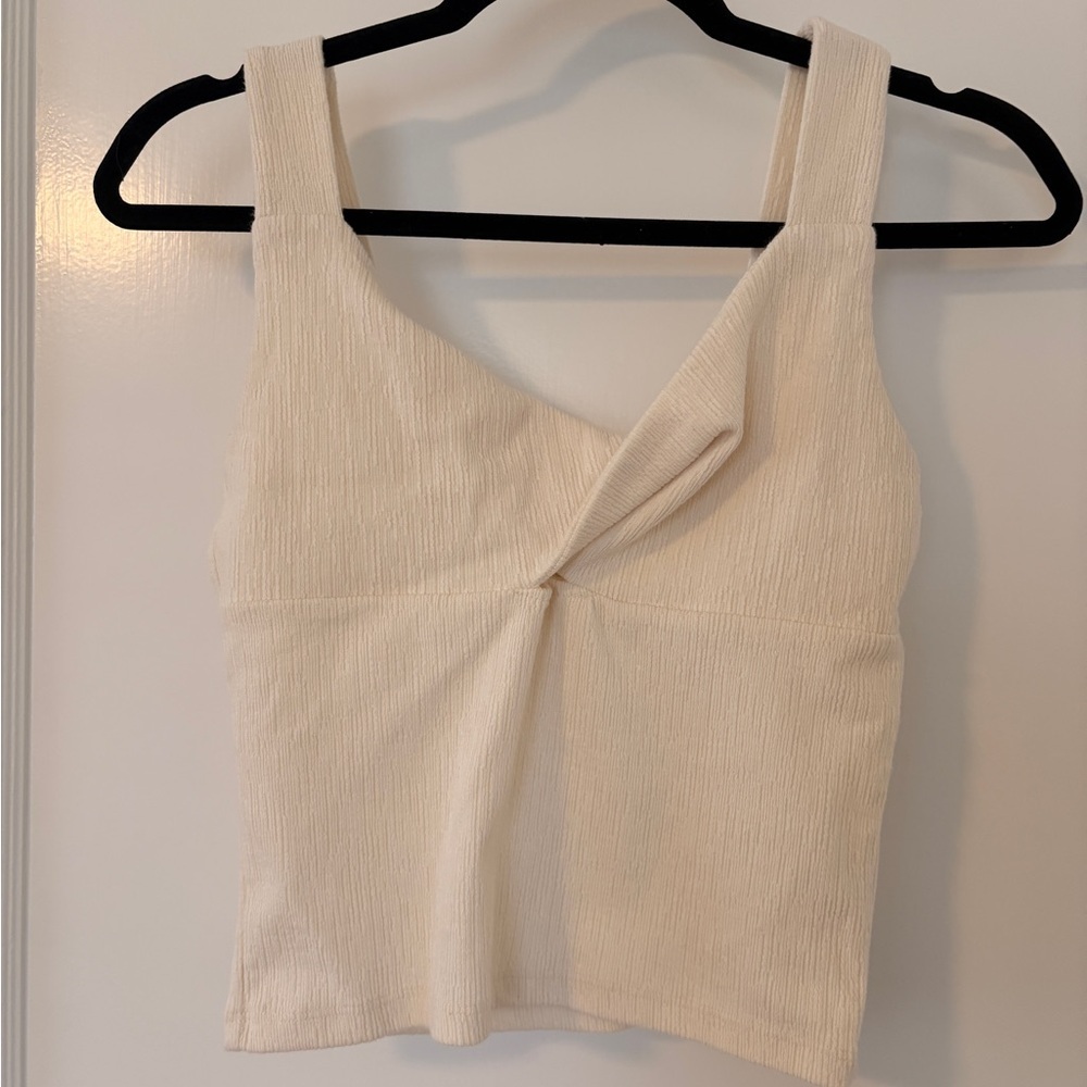 O'Neill Ivory Twist Front Crop Top